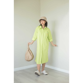 Đầm somi túi nút màu | Yeda Dress | Secodee