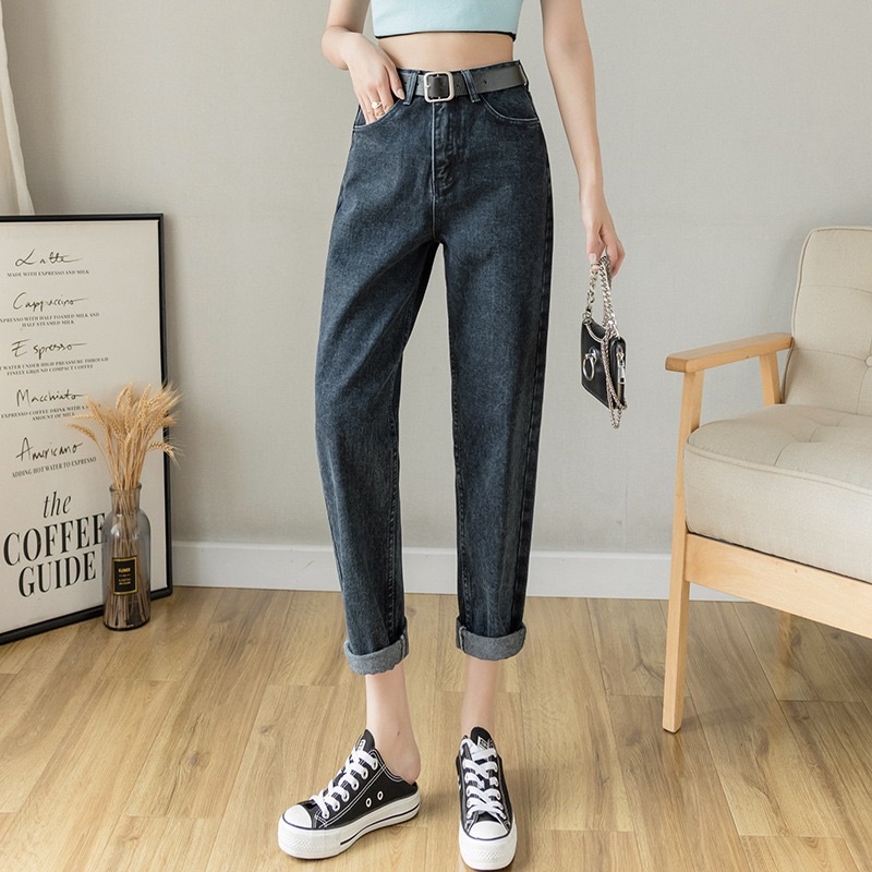 Quần jeans nữ dáng baggy hàng Quảng Châu mới 2022 (mã #801)