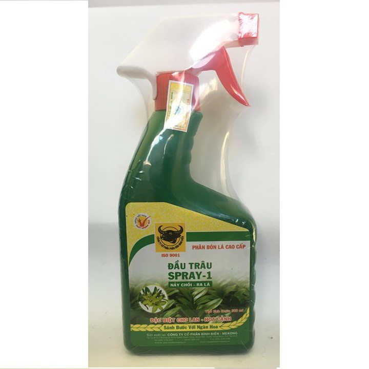 [SIEURE] PHÂN BÓN LÁ ĐẦU TRÂU SPRAY 1 CHAI 500ML CHUYÊN NẢY CHỒI RA LÁ hàng đẹp, phân phối chuyên nghiệp.