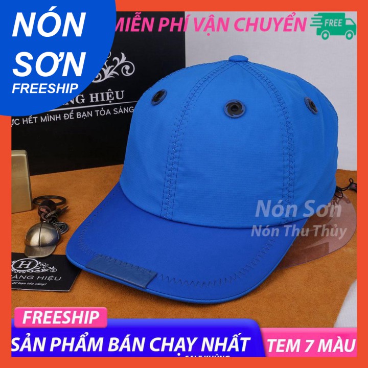 MỚI 2021 -  Mũ Nón Sơn Cao Cấp Hàng Xịn Chuẩn Tem 7 Màu Nam Nữ Thời Trang