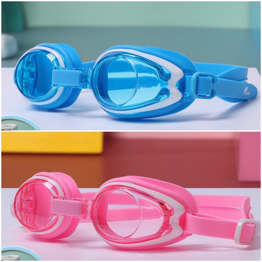 Kính bơi cho bé hàng xịn, chống UV - chống sương mờ, bảo vệ mắt.