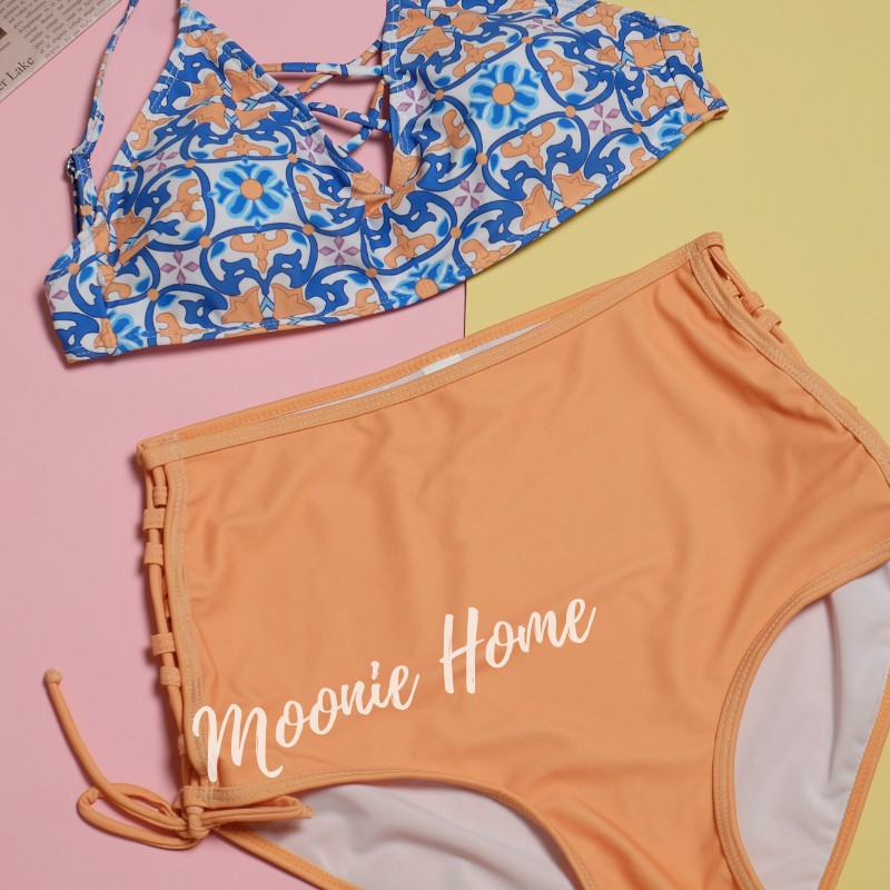 Bikini Nữ 2 Mảnh, Đồ Bơi, Áo Tắm Đi Biển Đẹp Họa Tiết Thổ Cẩm Mã BN-218 | BigBuy360 - bigbuy360.vn