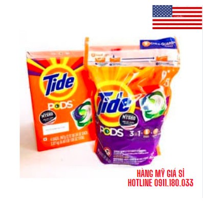Viên giặt tide pods 3in1 của Mỹ- bịch 42 viên