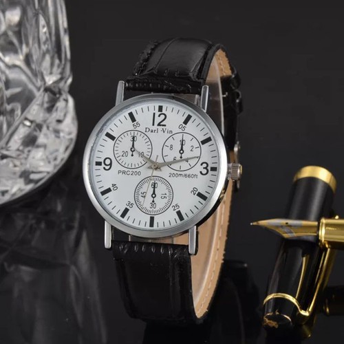 Đồng hồ nam Tuxa thời trang dây da cao cấp chống nước , đồng hồ nữ - Tuxa Store