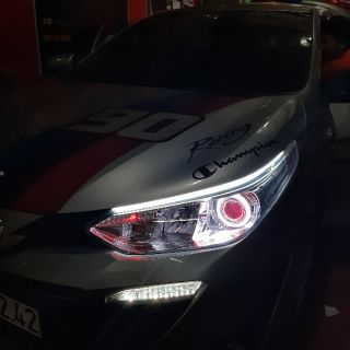 LED MÍ SILICON CHẠY ĐUỔI AUDI CHO XE VIOS