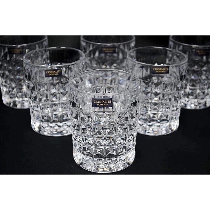 Bộ 6 cốc pha lê Bohemia 230ml