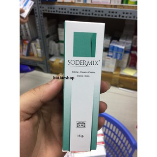 Sodermix Cream 15g - Dùng cho sẹo lồi, sẹo phì đại, chàm Sodemix