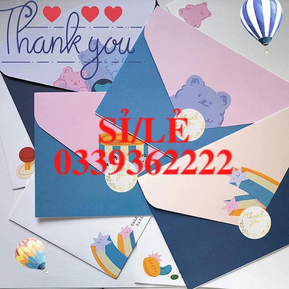 Bộ 500 Sticker In Chữ Thank You Trang Trí Quà Tặng Đám Cưới / Sinh Nhật