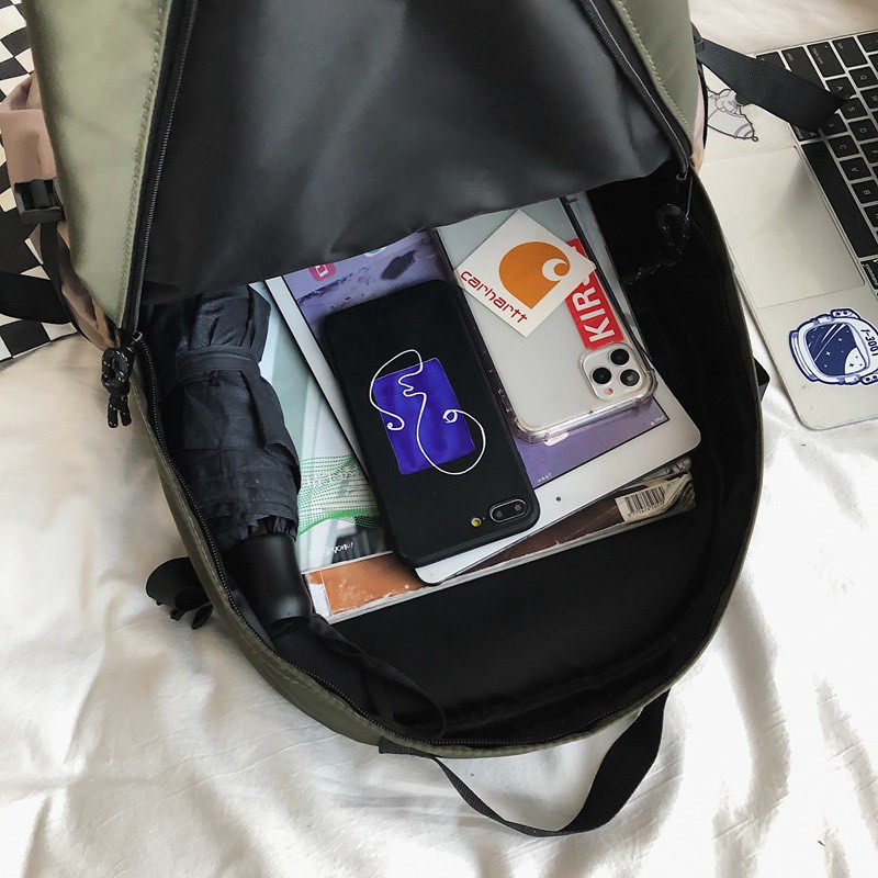 Balo Ulzzang ♥️FreeShip♥️ Cặp Đi Học Unisex Local Brand Chống Nước Đựng Laptop BL07