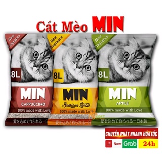 Cát Min cát vệ sinh mèo công nghệ Nhật Bản 8L