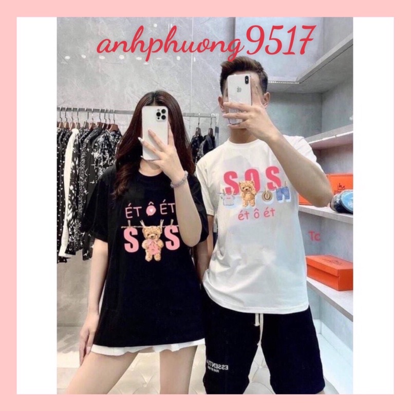 Áo Thun Trend S.O.S Giải Cứu Bi Áo new 100%Unisex nam nữ Hot 2022 Basic cotton loại 1 giá rẻ