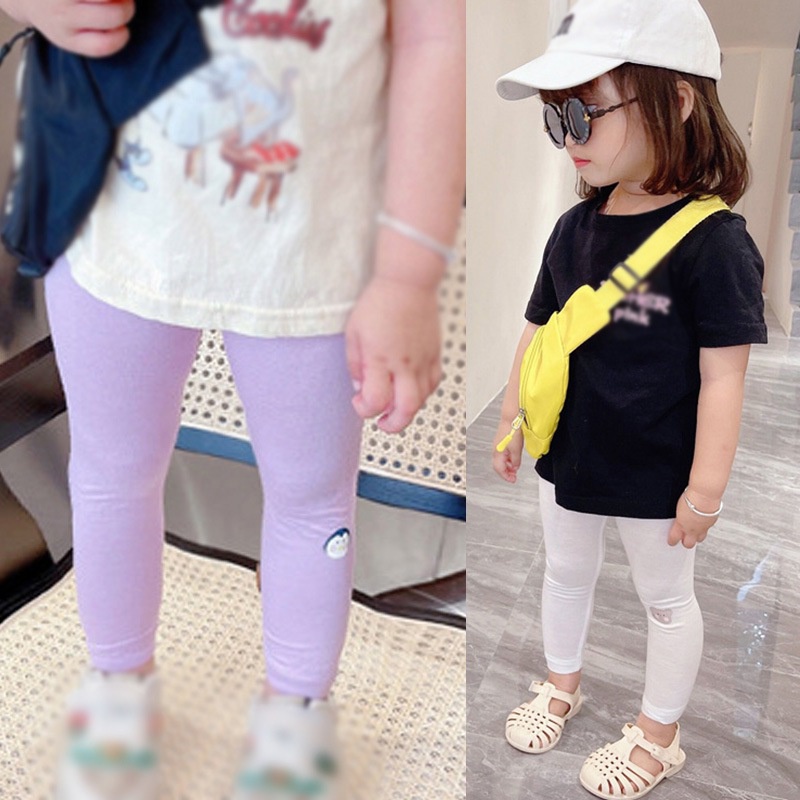 Quần Legging Mỏng Màu Sắc Kẹo Ngọt Chống Muỗi Thời Trang Mùa Hè Cho Bé Gái