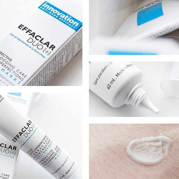 Kem Giảm, Ngừa Mụn Và Phục Hồi La Roche Posay Effaclar DUO+ Pháp Tuýp 40ml