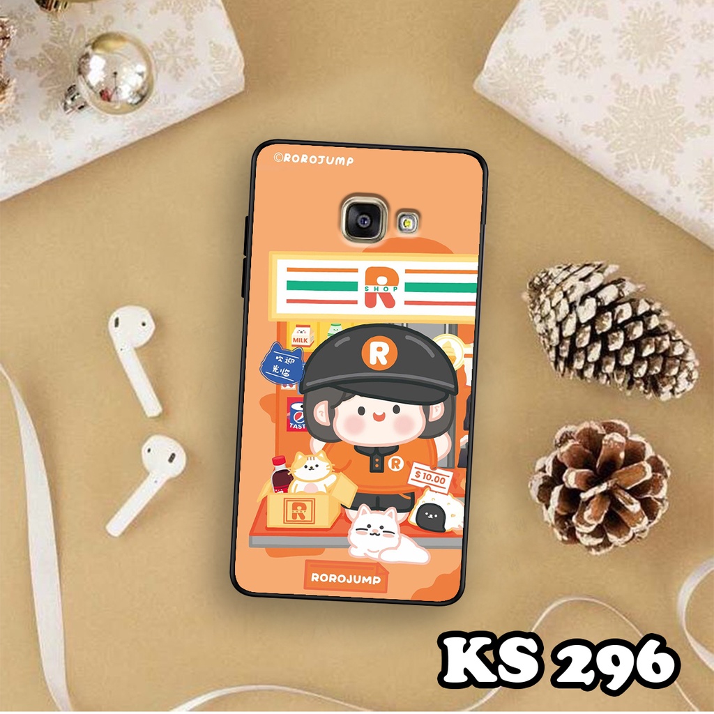 Ốp lưng Samsung A7 2017 - Samsung A5 2017 - Samsung A3 2017 - Ốp in hình Ngân hà &amp; Roro Jumb - Lưng nhám viền TPU