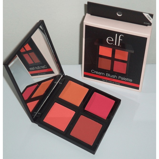 BẢNG MÁ HỒNG 4 Ô E.L.F BLUSH PALETTE LIGHT CHÍNH HÃNG