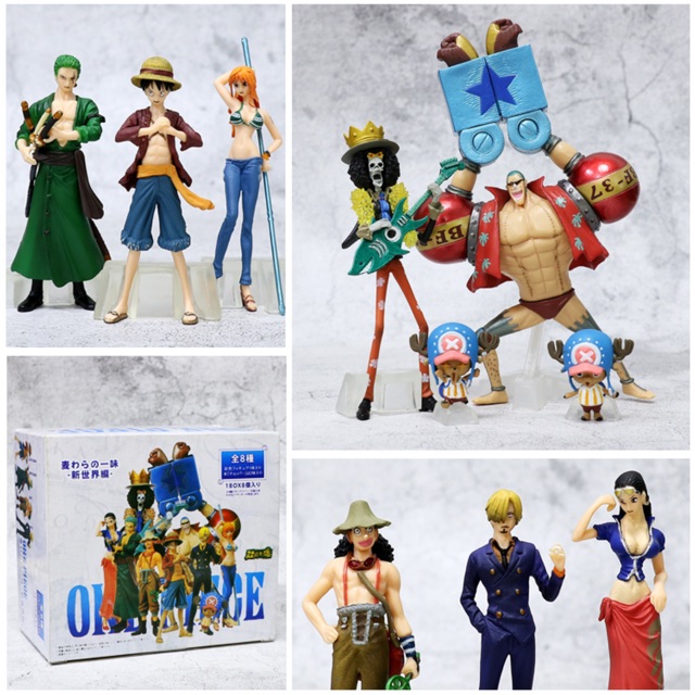 [Trọn bộ 10 con] Mô hình chibi nhân vật One Piece