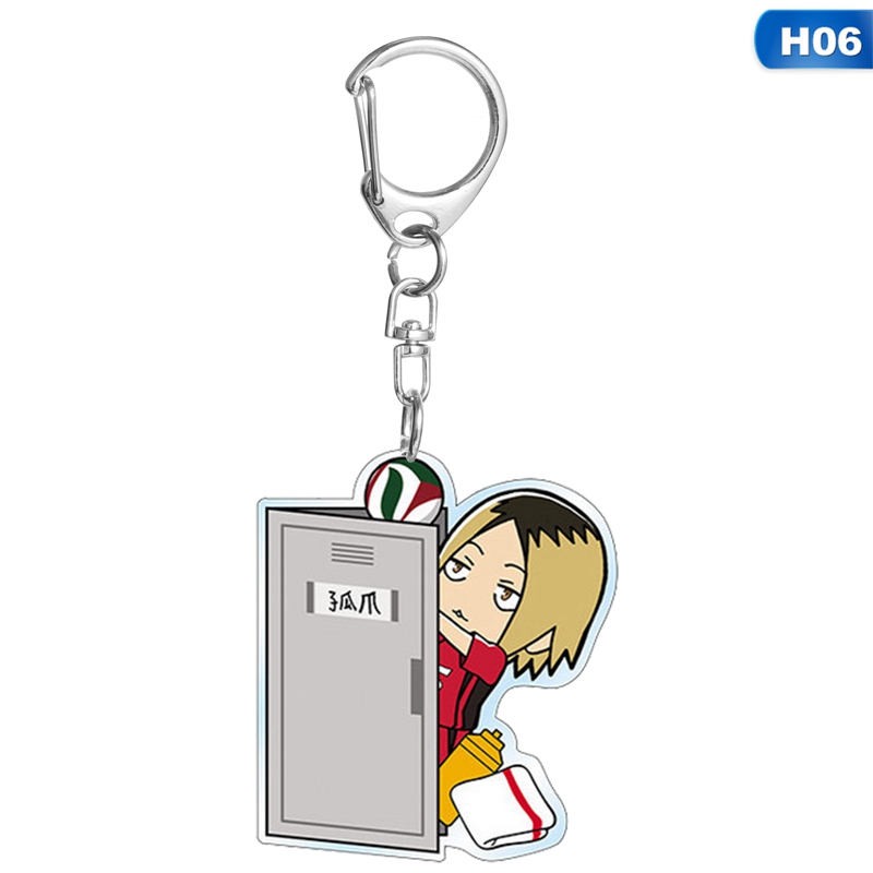 flowersqueen Móc khóa Hình Nhân Vật Anime Haikyuu Dễ Thương