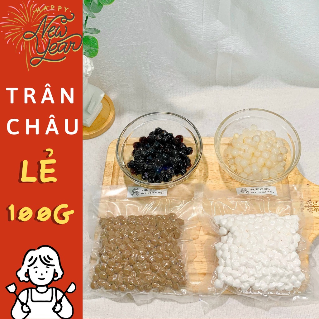 Trân Châu Gói Lẻ 100G - UP MÌ ĐÊ