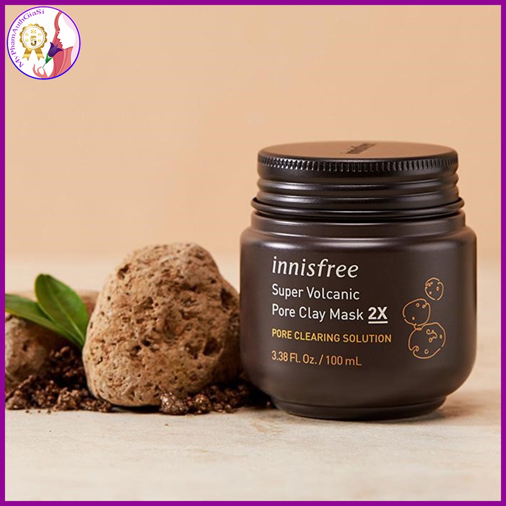 Mặt nạ đất sét innisfree super volcanic pore clay mask 2x