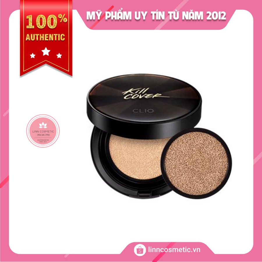 Phấn nước cushion Clio KILL COVER CONCEAL CUSHION SPF 45+/PA++ | BigBuy360 - bigbuy360.vn