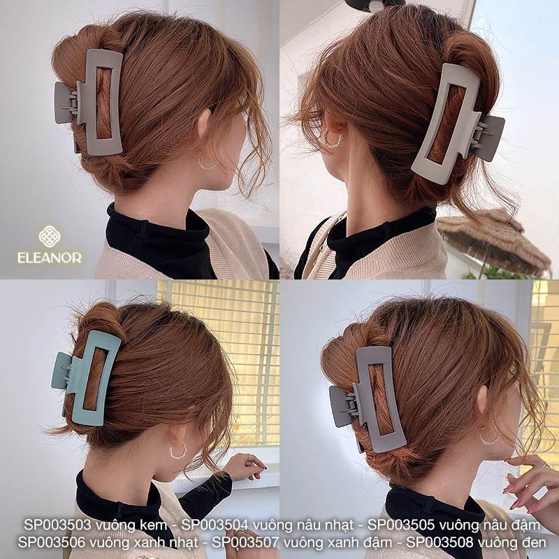 Kẹp tóc càng cua Eleanor Accessories phụ kiện tóc phong cách Hàn Quốc hot trend 3503