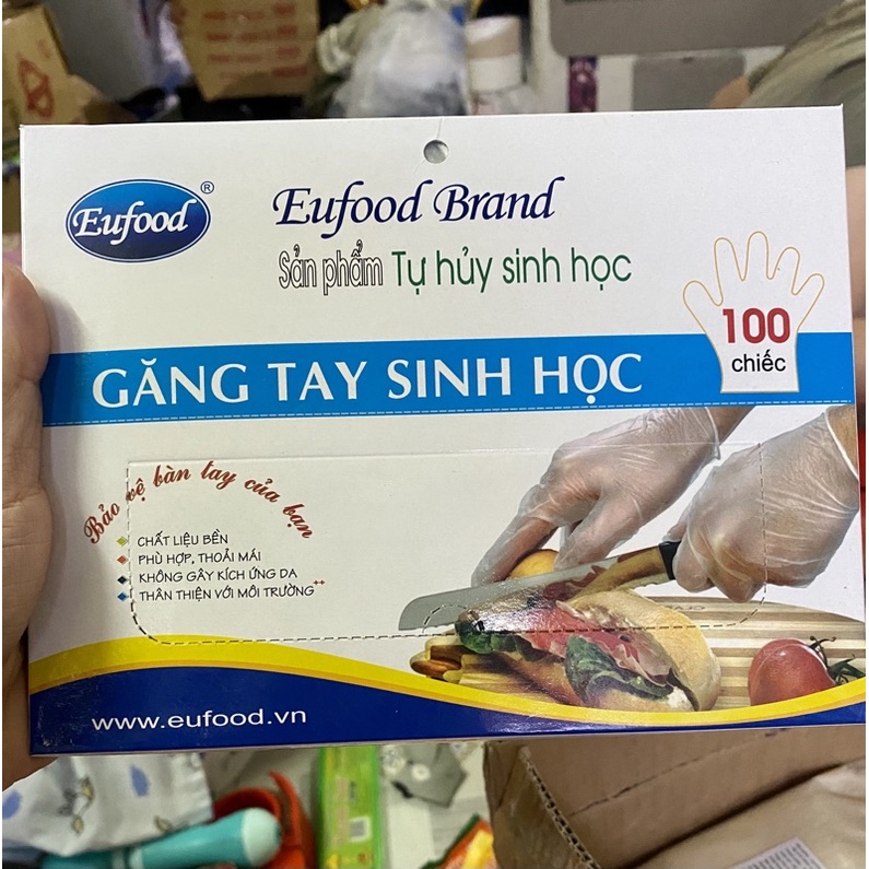 Bao tay tự huỷ sinh học Eufood