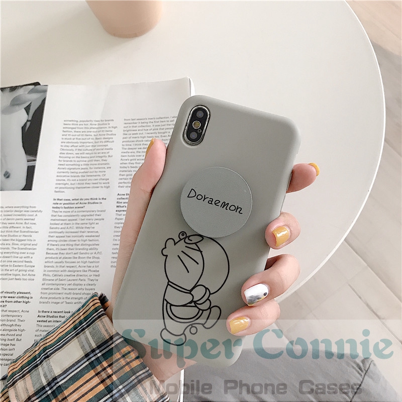 Ốp điện thoại in hình Doraemon dành cho iPhone 6s 6 7 8 Plus X XS Max XR