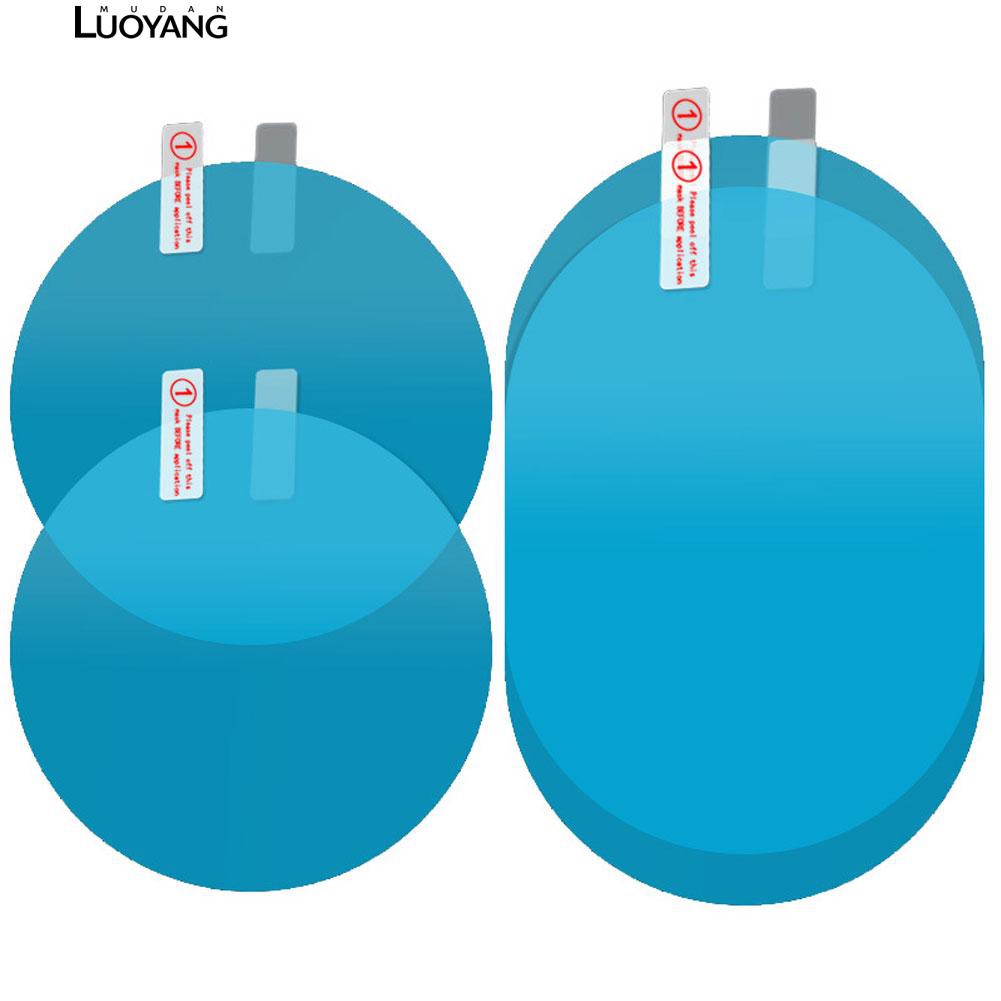 Phim Dán Kính Chiếu Hậu Chống Nước Mưa Hình Hoa Mẫu Đơn Cho Xe Hơi