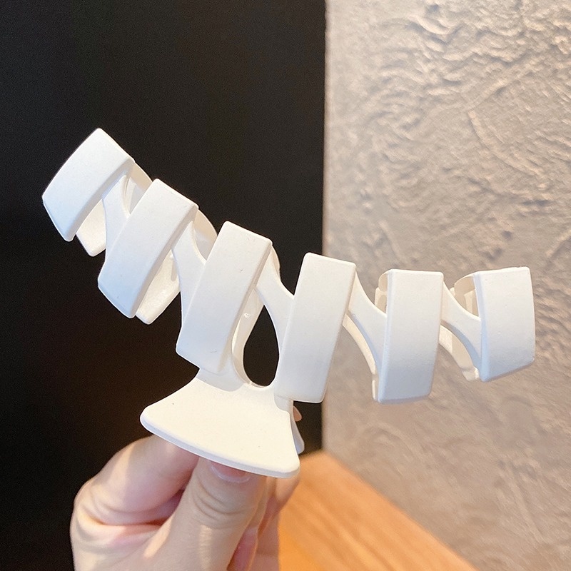 Kẹp tóc càng cua cỡ lớn bằng acrylic màu sắc thời trang Hàn Quốc