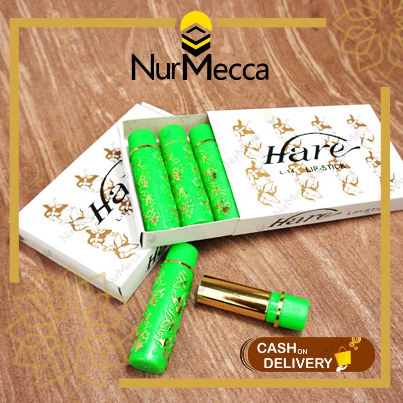 (hàng Mới Về) Son Môi 1 Tông Màu Xanh Lá Thương Hiệu Hare | BigBuy360 - bigbuy360.vn