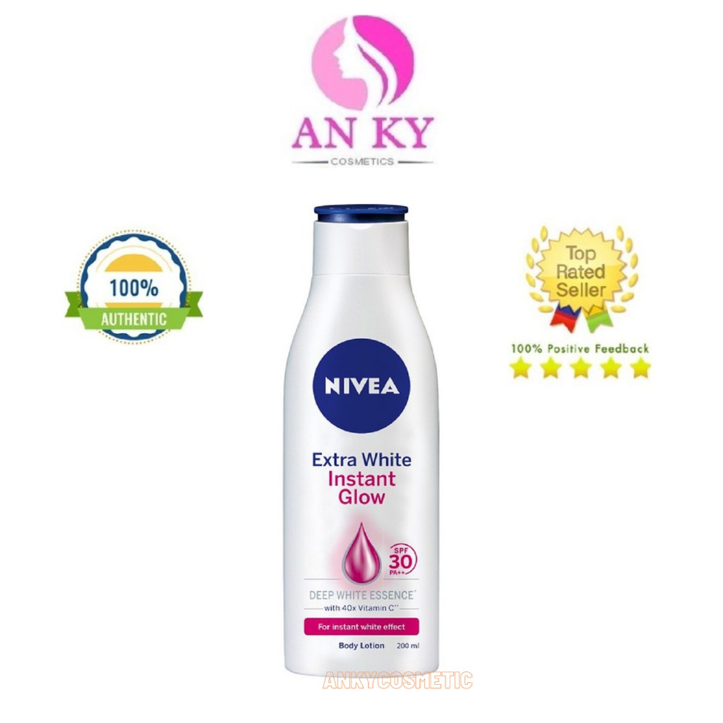 Sữa Dưỡng Thể Giúp Trắng Sáng Da Tức Thì NIVEA 200ml - 88322