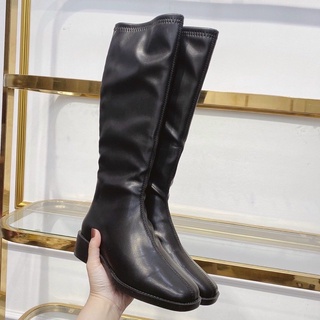 Boots gối da mềm gót 4p - Bunny Shoes (K322)