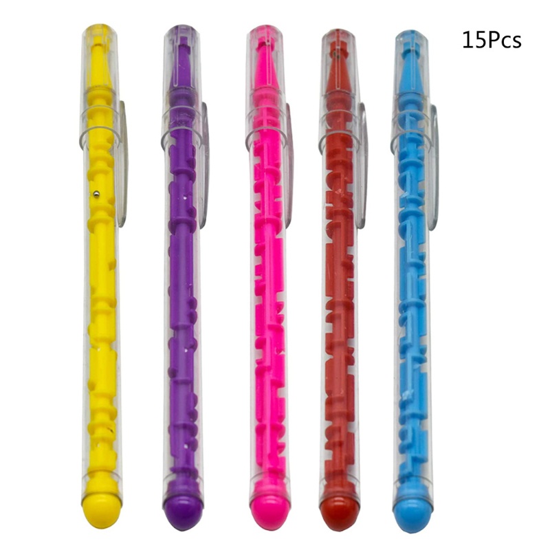 Set 15 Bút Bi 0 5mm Có Thể Bơm Lại Tiện Dụng