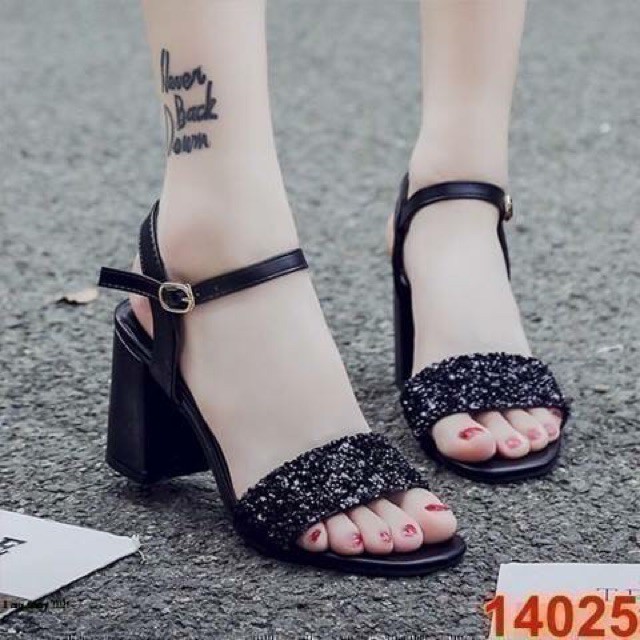 giày cao gót đẹp/freeship từ 150k/Giày sandal đính đá