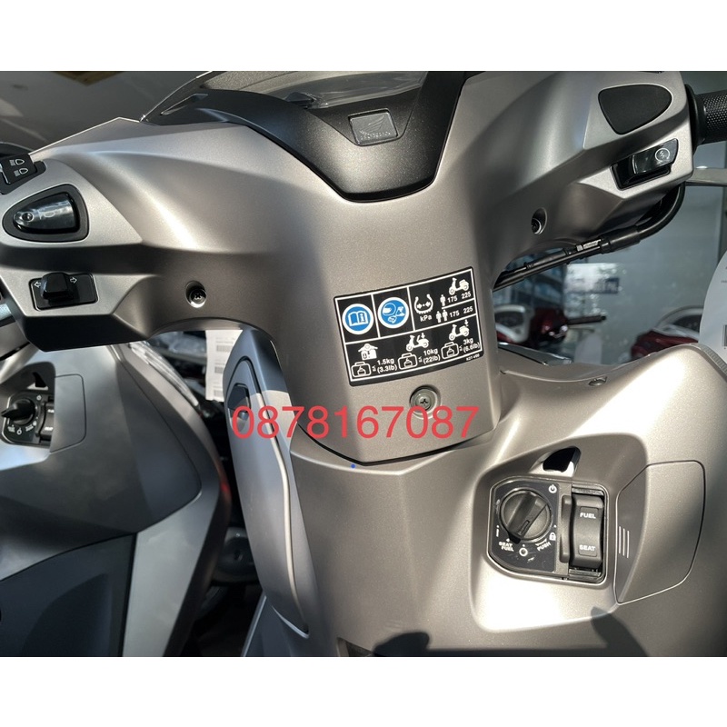 Tem thông số lốp, xích tải, tải trọng lead 2022 honda