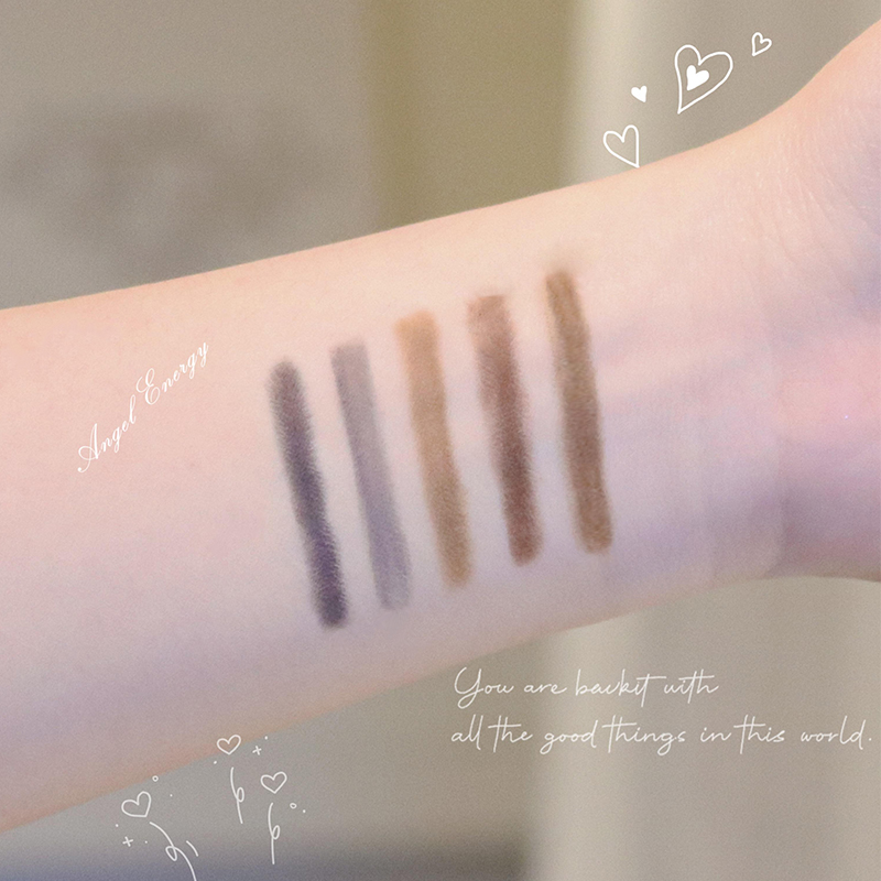 Bút kẻ mày 2 đầu dạng xoay kháng nước chống mồ hôi không nhòe tích hợp cọ tiện lợi | BigBuy360 - bigbuy360.vn