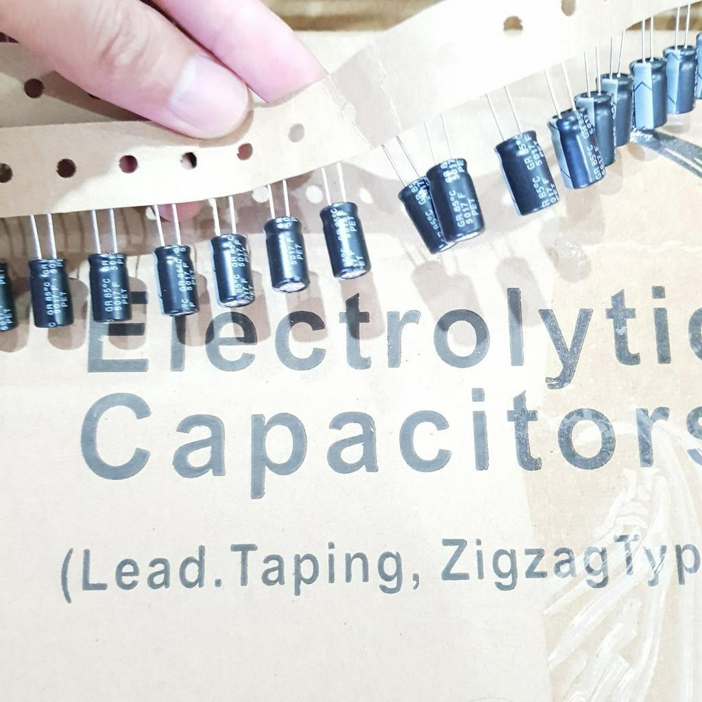 COMBO 100 Chiếc Tụ Hóa 6.8uF 400V 8x14MM Tụ Phân Cực Lọc Nguồn đầu vào ShopLinhKienM2M