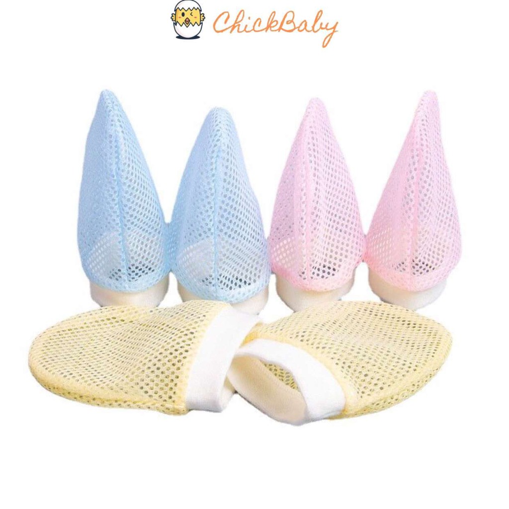 Bao tay cho em bé sơ sinh - Bằng Lưới Thoáng Khí - ChickBabyShop