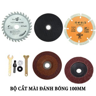 Bộ đĩa cắt mài, lưỡi cưa gỗ gạch sắt cho máy khoan điện cầm tay - DCG