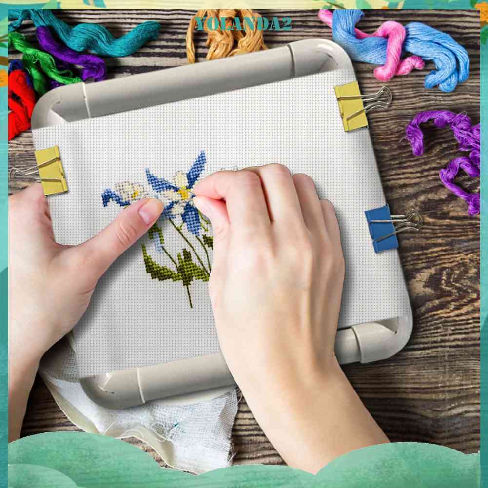 Khung Thêu Tranh Chữ Thập Cầm Tay Tiện Lợi