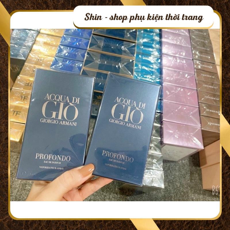 Nước hoa nam dầu thơm nam tính Acqua Di Giò Xanh Profumo 100ml lưu hương lâu mạnh mẽ cuốn hút - Shin Shop | BigBuy360 - bigbuy360.vn