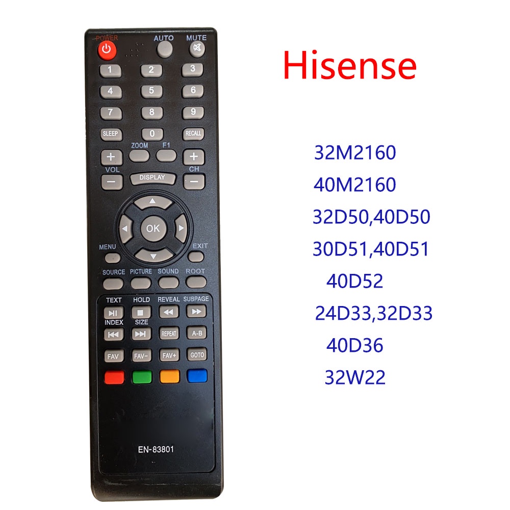 HISENSE TV Điều khiển từ xa LED LCD THÔNG MINH CHO Hisense TV Điều khiển từ xa TV LED Điều khiển từ 