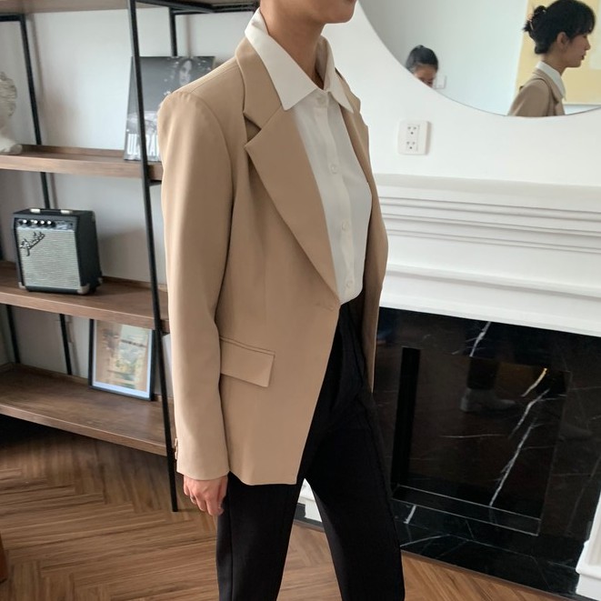 [Mã WABRCCS1 giảm 10% đơn 99K] COCO SIN - Blazer Nâu Form Fit | BigBuy360 - bigbuy360.vn