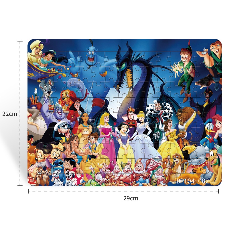 Bộ Đồ Chơi Xếp Hình Gồm 104 Mảnh Ghép Theo Series 3 + Giáo Dục Sớm Cho Bé