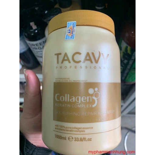 Kem ủ Tóc Phủ Lụa Tacavy Collagen 1000ML