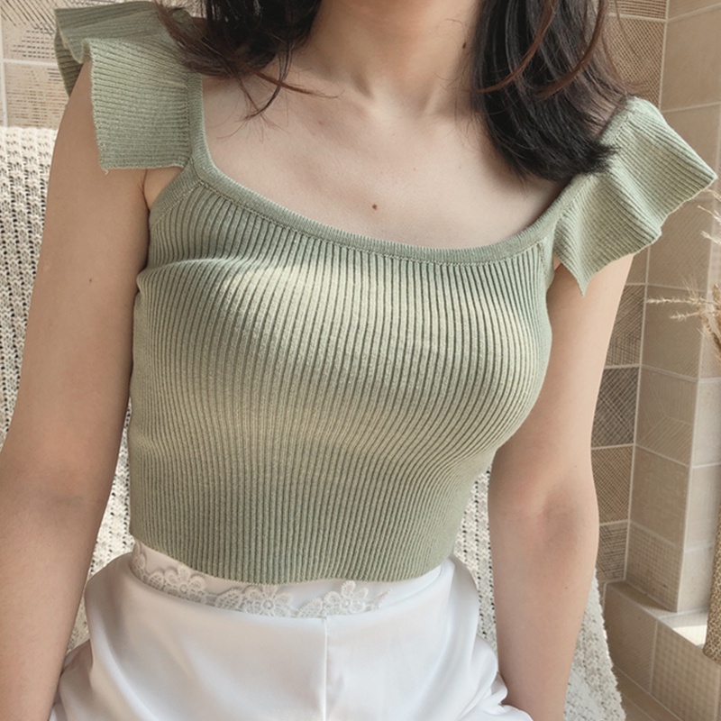 Áo dệt kim NZN không tay thời trang mùa hè dành cho nữ