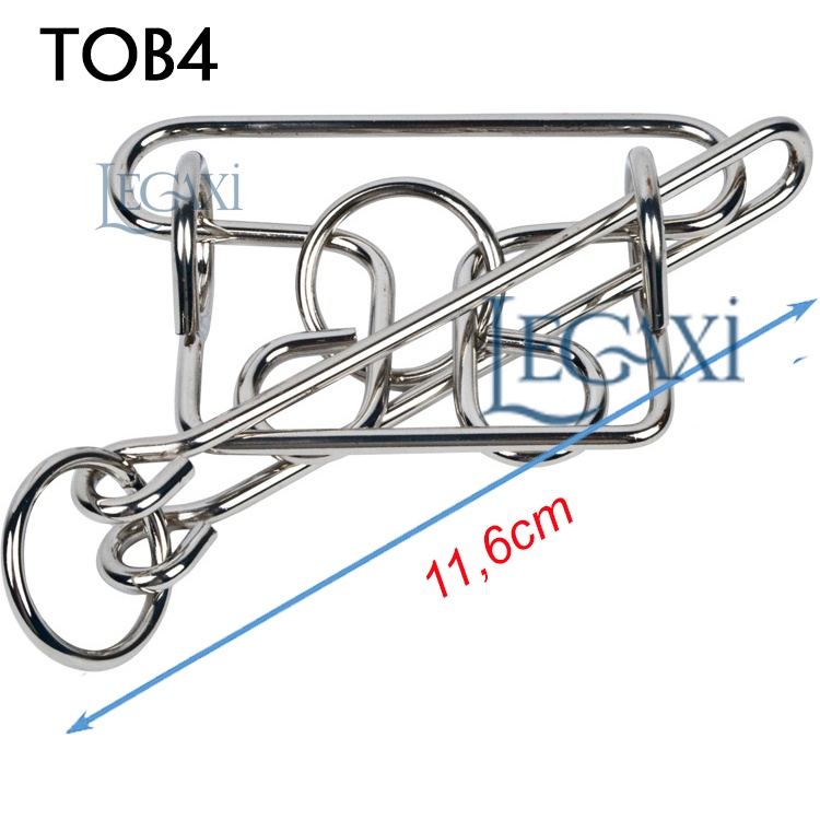 Móc Khóa IQ Iron Puzzle