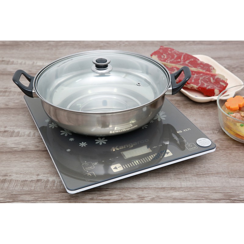 Bếp điện từ đơn siêu mỏng Kangaroo KG417i 2100W - Hàng chính hãng