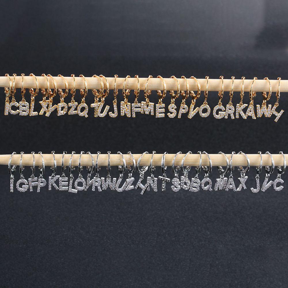 1 Bông Tai Mặt Đá Cubic Thời Trang Ngày Lễ Tình Nhân Cho Nữ|Bông Tai Thả Lủng Lẳng Màu Sắc Thả Lủng Lẳng