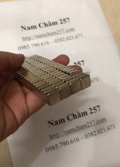 [Xả Kho] Nam châm viên 10x10x5mm, loại nam châm trắng đất hiếm hình vuông lực hút mạnh